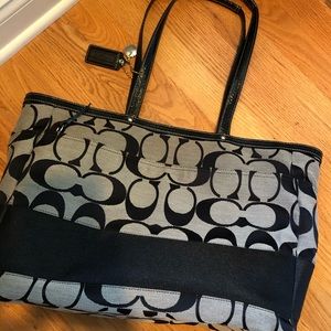 Large Coach tote